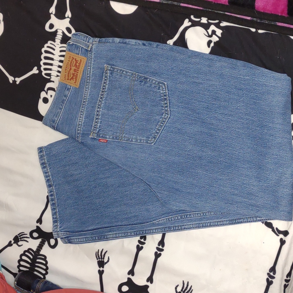Levi low pro straight jeans